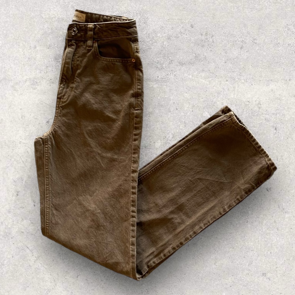 PacSun Tan 80’s Boyfriend 24 Pants Jeans High Waisted Denim Great Condition!